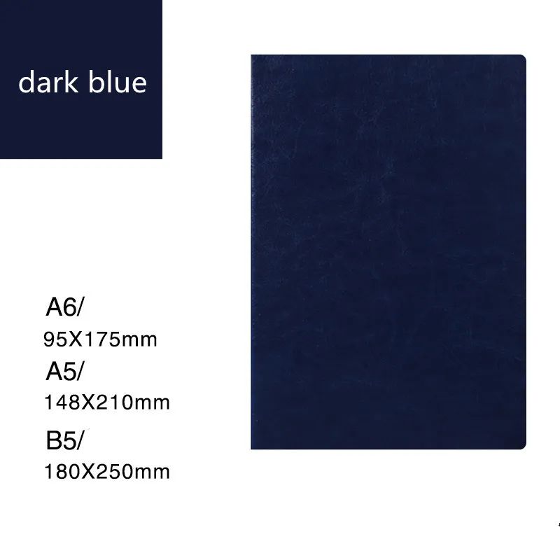 A6 95*175 мм темно -синий