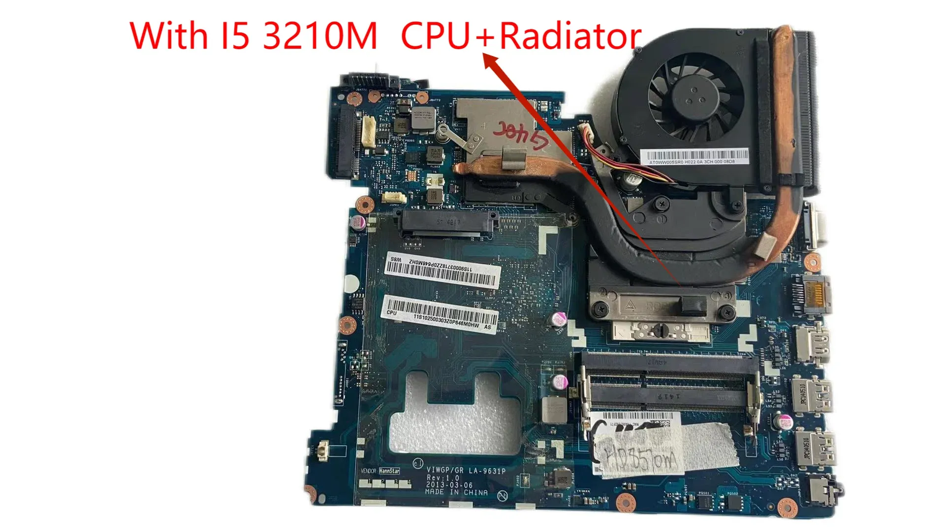 Configuratie: i5 en radiator