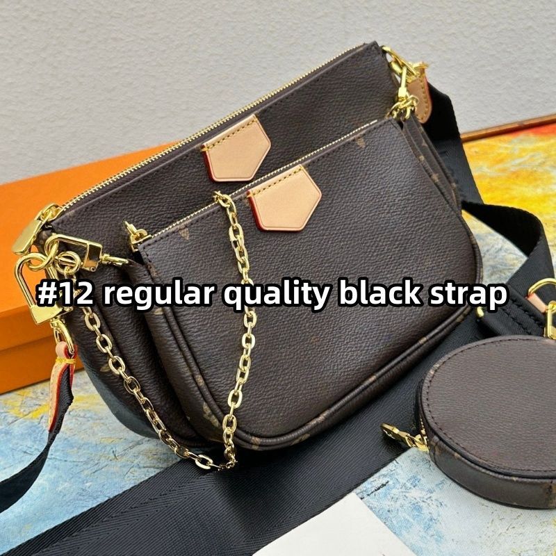 #12 regular quality black strap