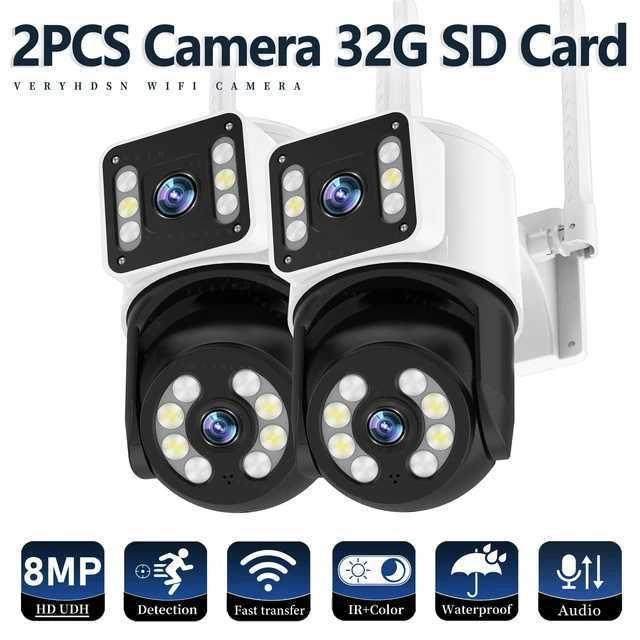 2PCS 8MP 32G SD Card-EU Plug