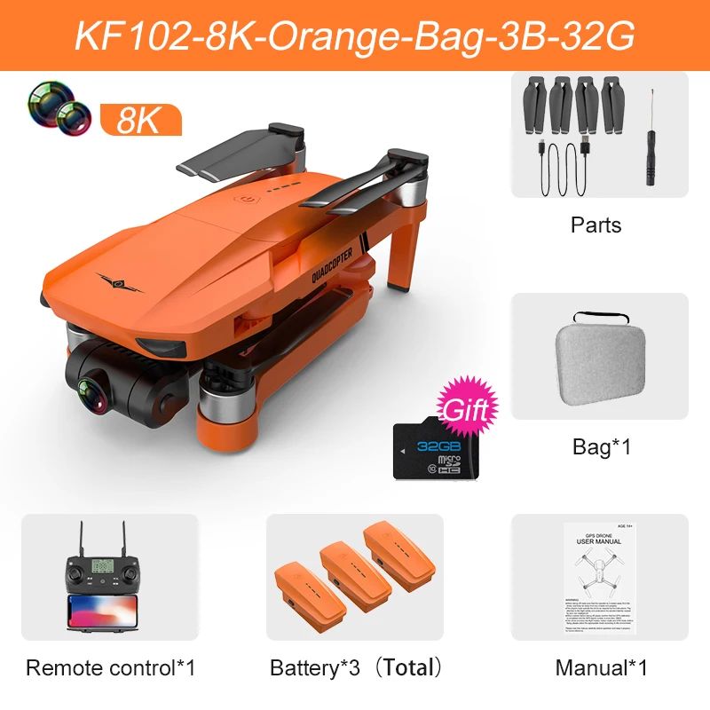 Цвет: 8K Orange Bag 32G 3B