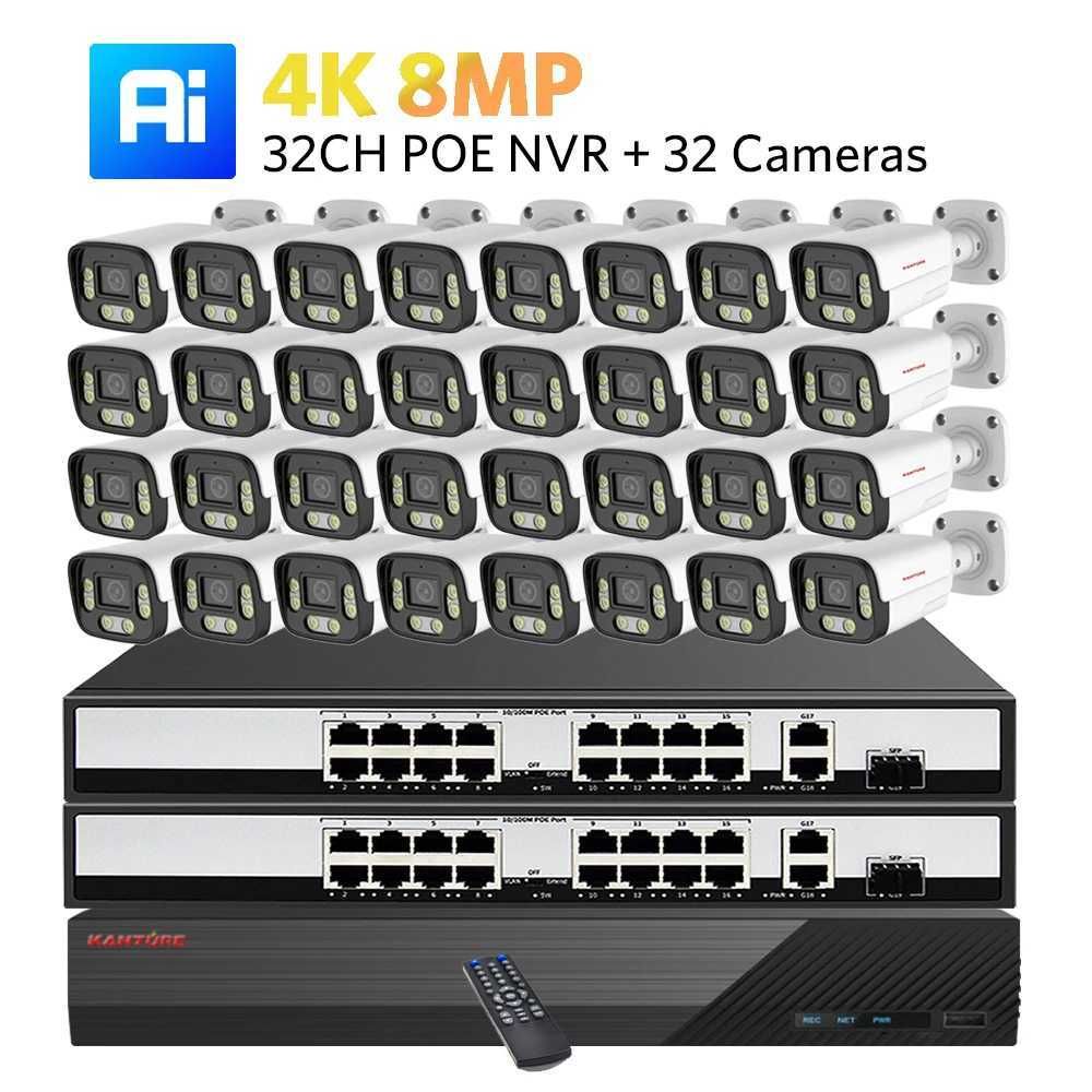 32ch NVR X 32pcs 4K-4T