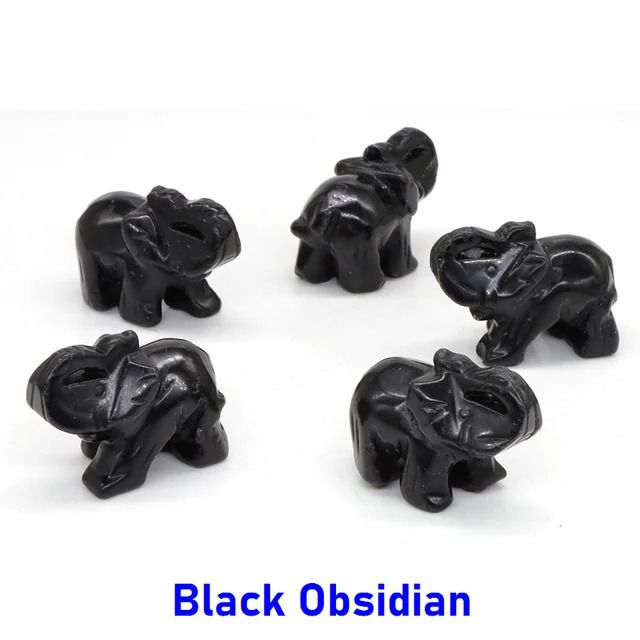 Schwarzer Obsidian