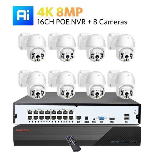 16CH NVR X 8PCS 4K-4T