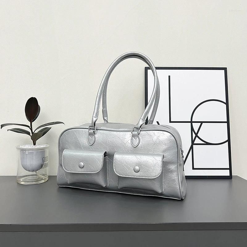 Silver travel bag