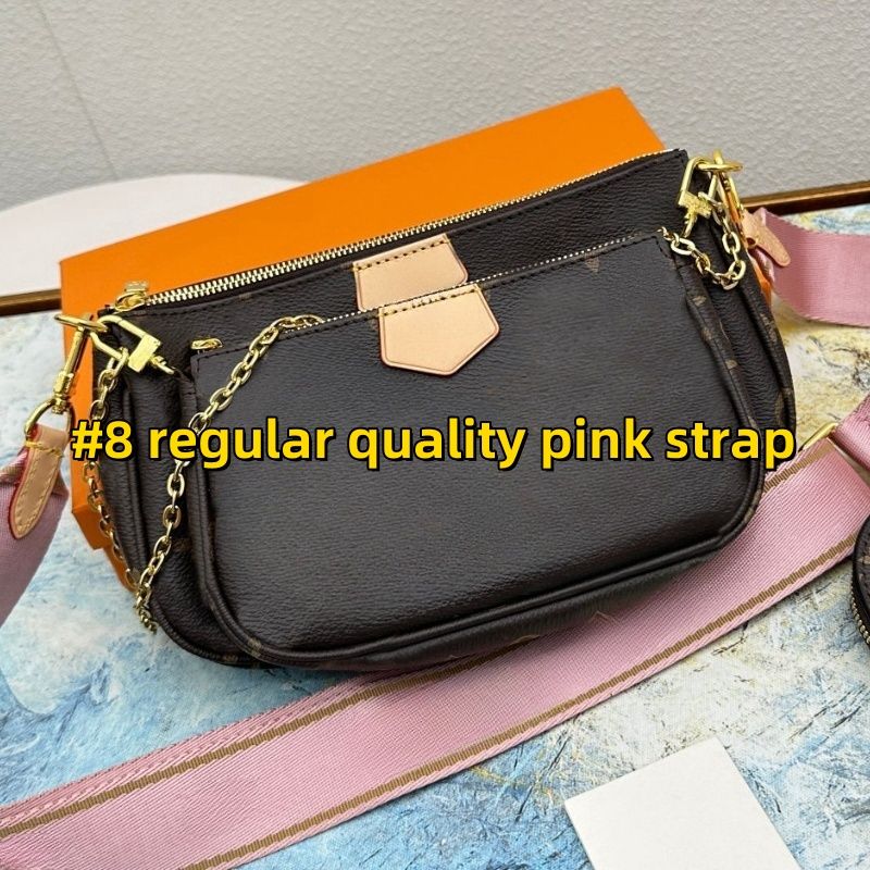 #8 regular quality pink strap