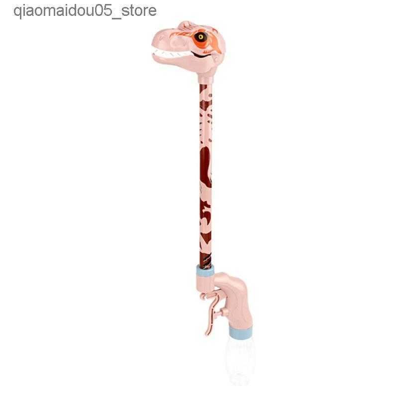 Un dinosauro rosa