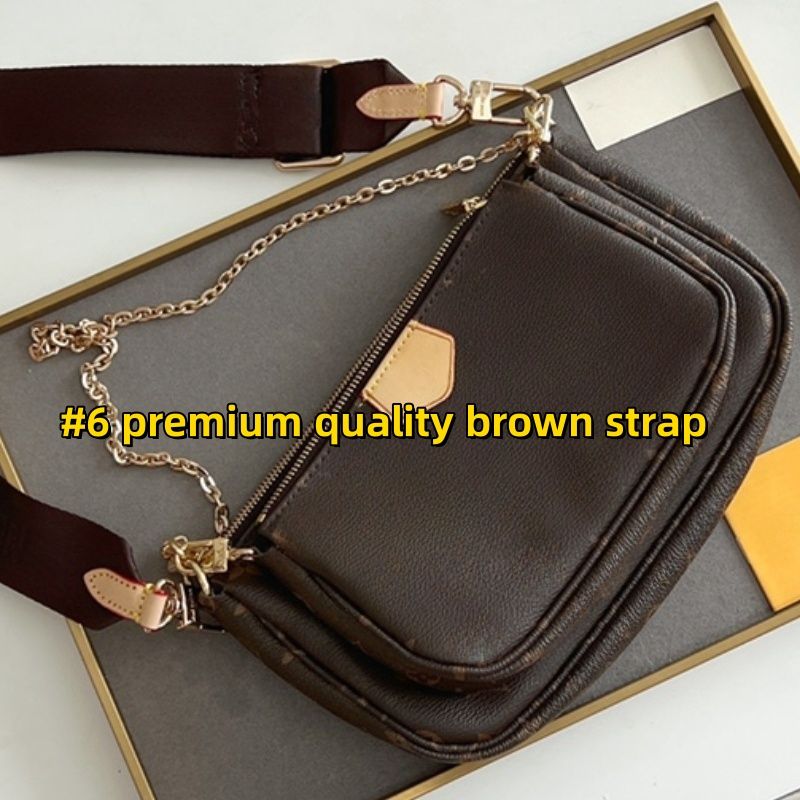 #6 premium quality brown strap