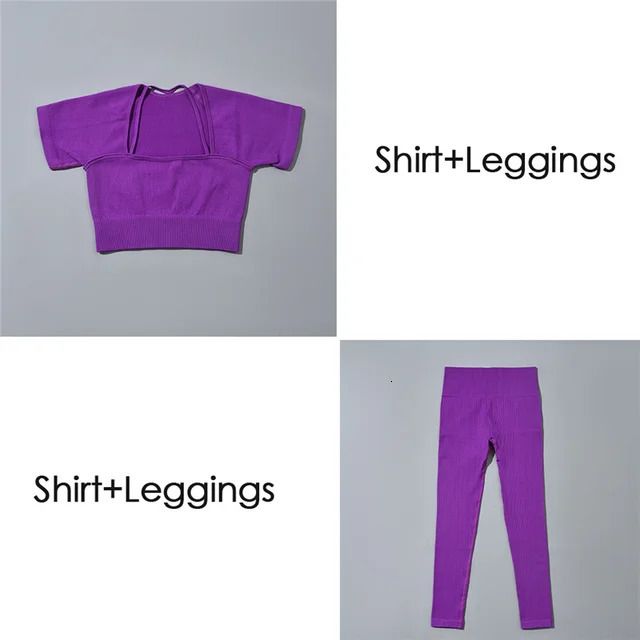 Purple Shirt Set