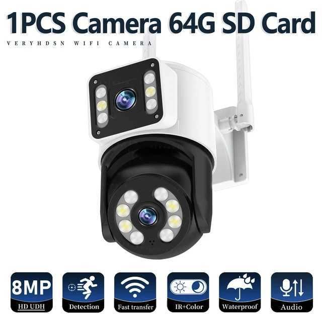 1PCS 8MP 64G SD Card-EU Plug