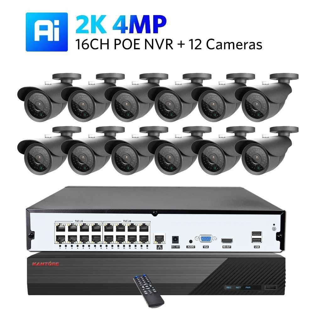 16CH NVR x 12pcs 2k-2t