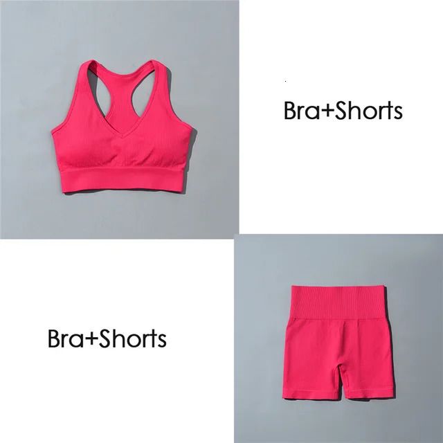 Pink Shorts Set