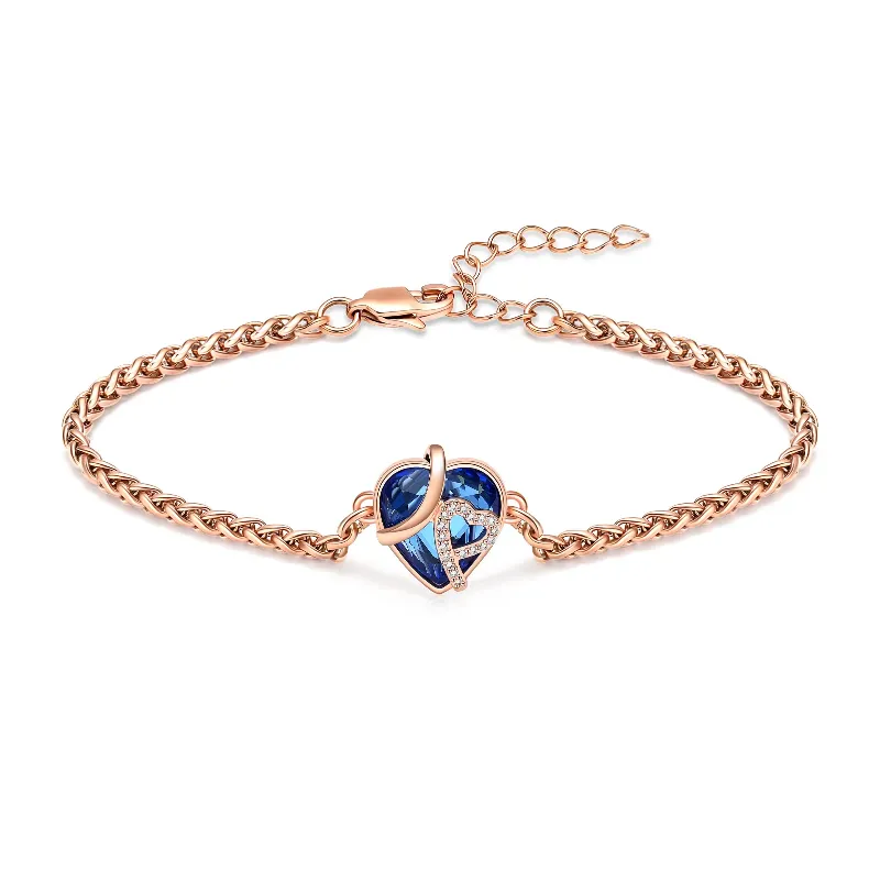 Bracelet Only Rose with Blue