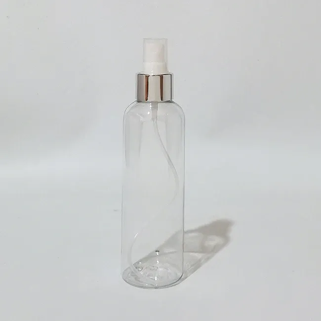 200 ml de plastique transparent argenté blanc