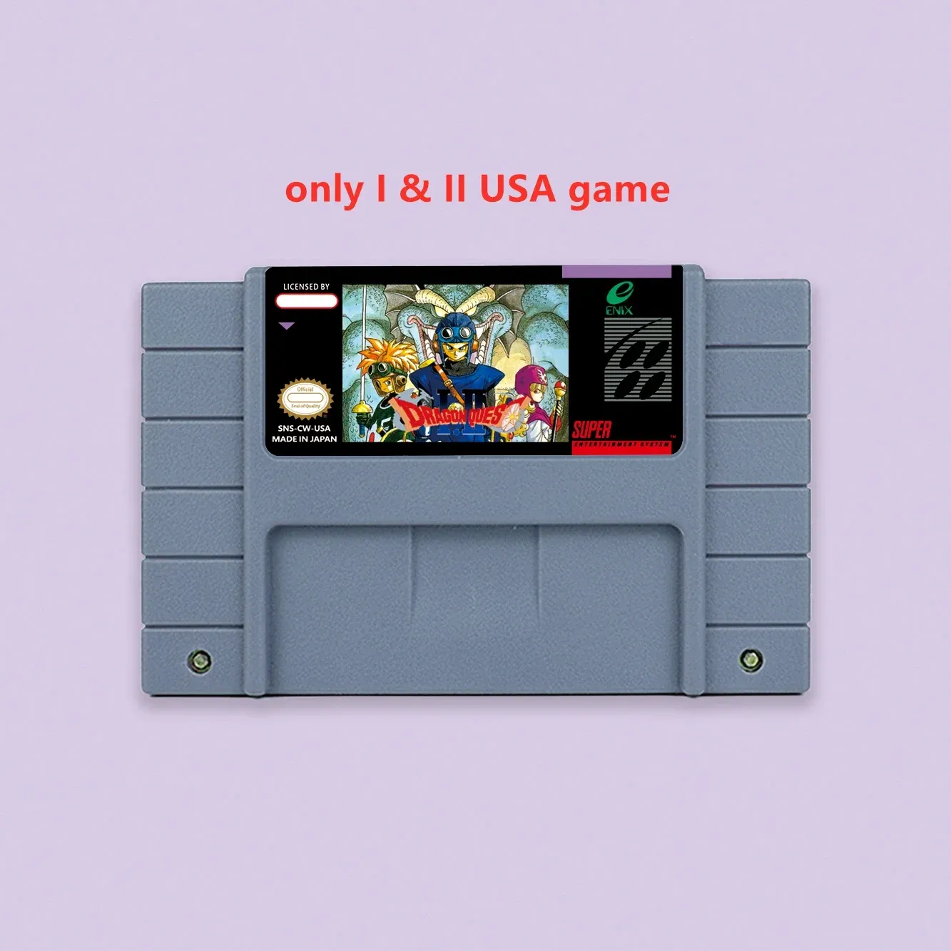 Cor: Só I II USA Game