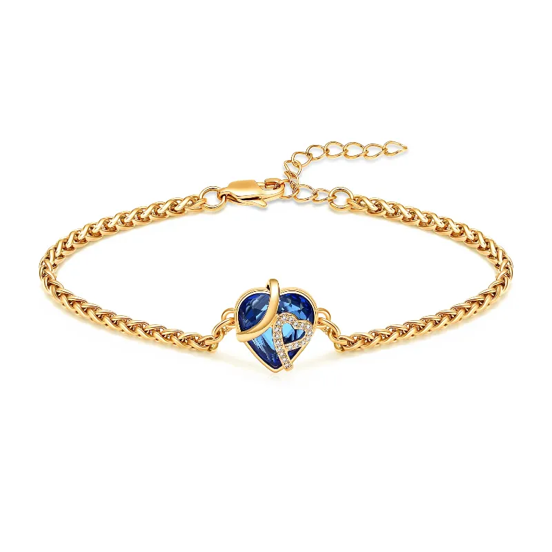 Bracelet Only Gold with Blue