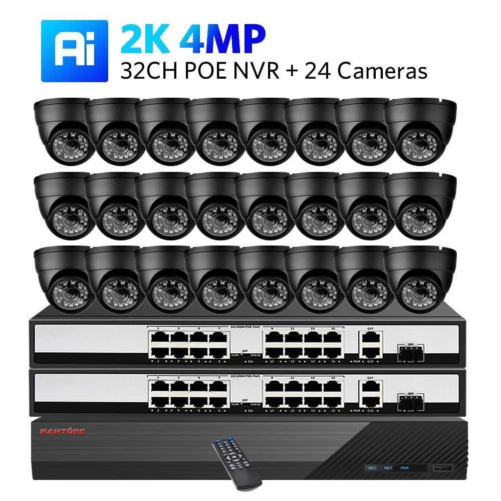 32CH NVR x 24pcs 2K-4T