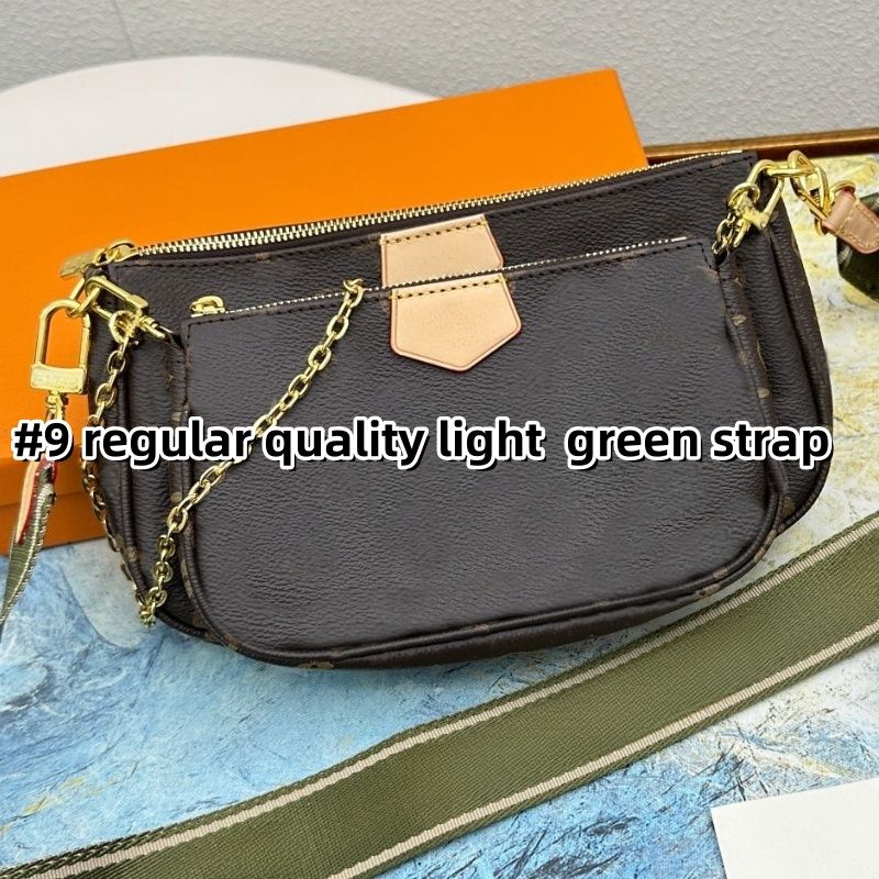 #9 regular quality light green strap