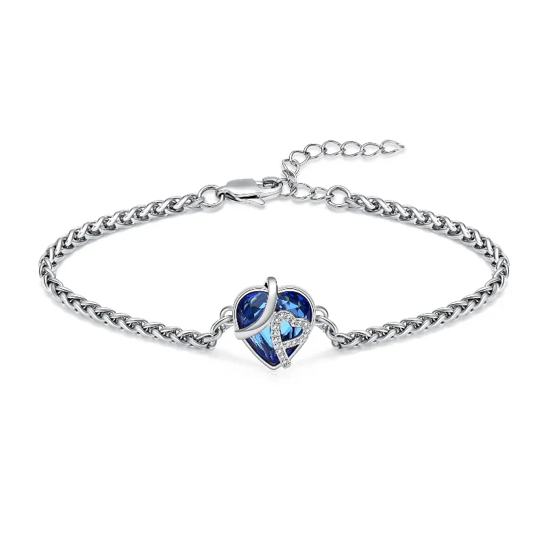 Bracelet Only Silver with Blue