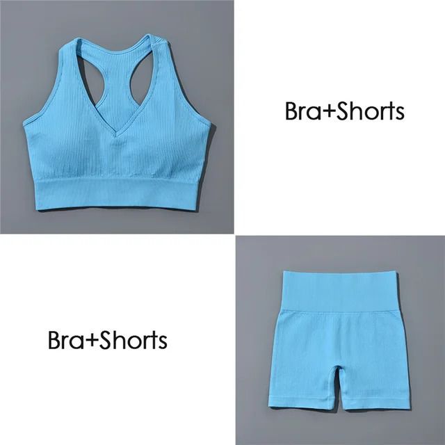 Blue Shorts Set_2