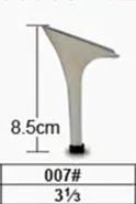 Silver heel 8.5cm