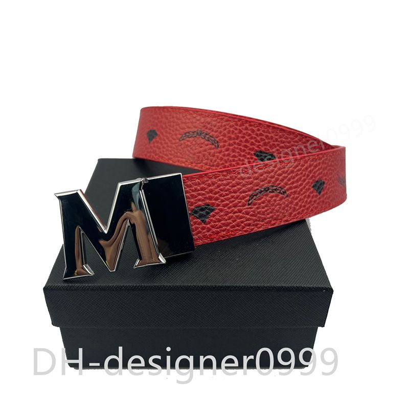 #10 Red + silver buckle