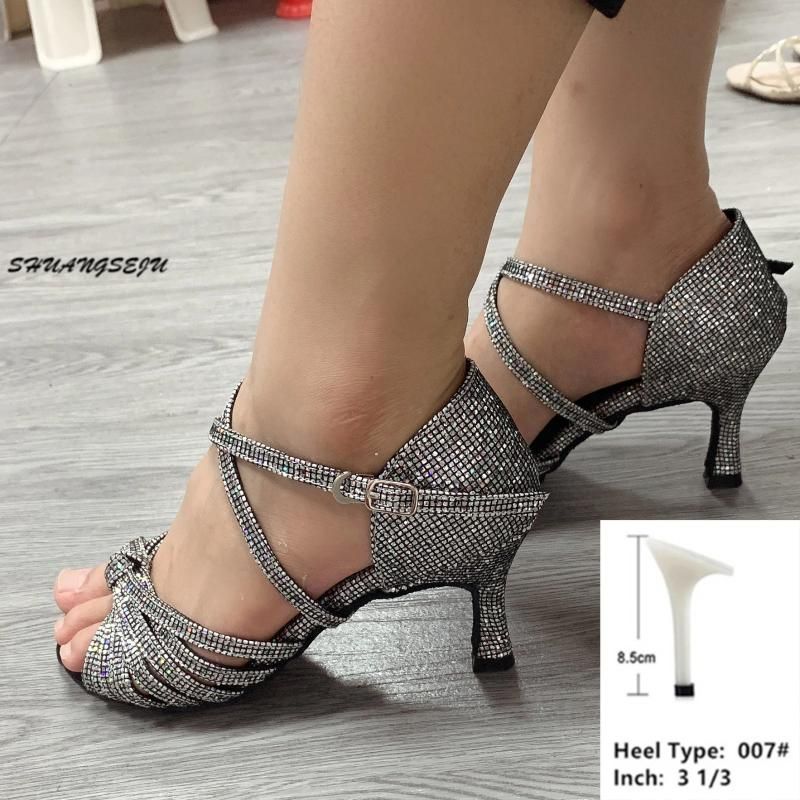 Silver heel 8.5cm