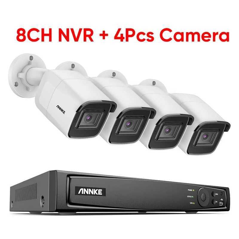 8CH NVR 4PCS Caméras-Aucun