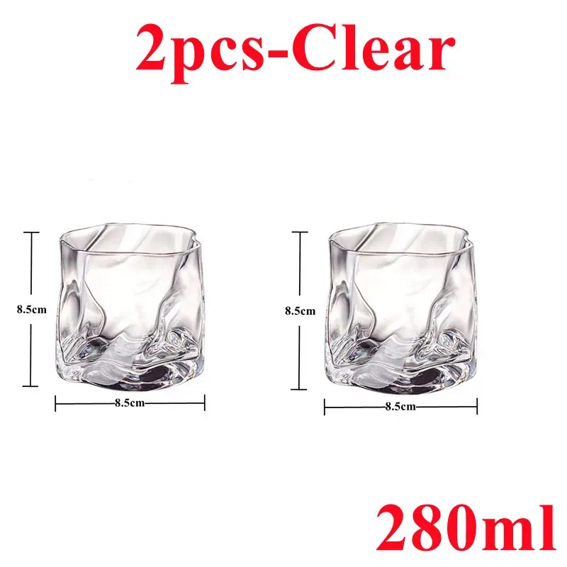 2PCS Clear 280 ml