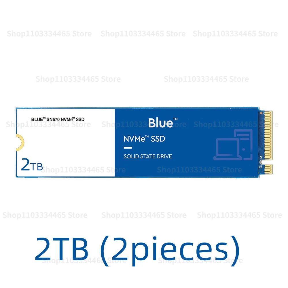 Couleur: 2 To NVME x 2 pièces