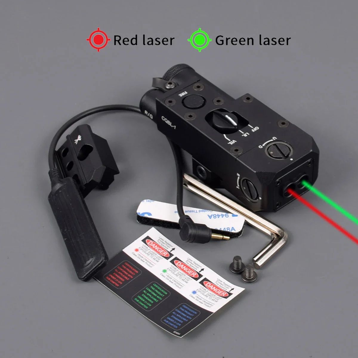 Red And Green Laser