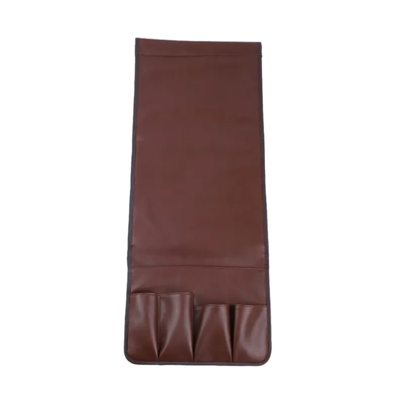 Dark brown leather