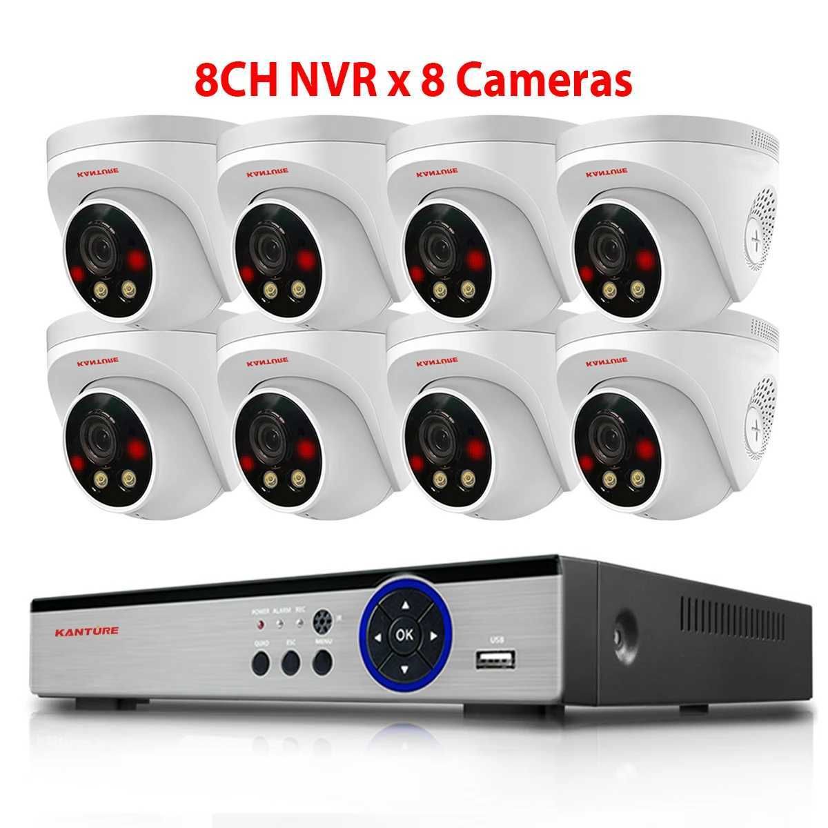 8ch Nvr x 8 fotocamere-nessuno