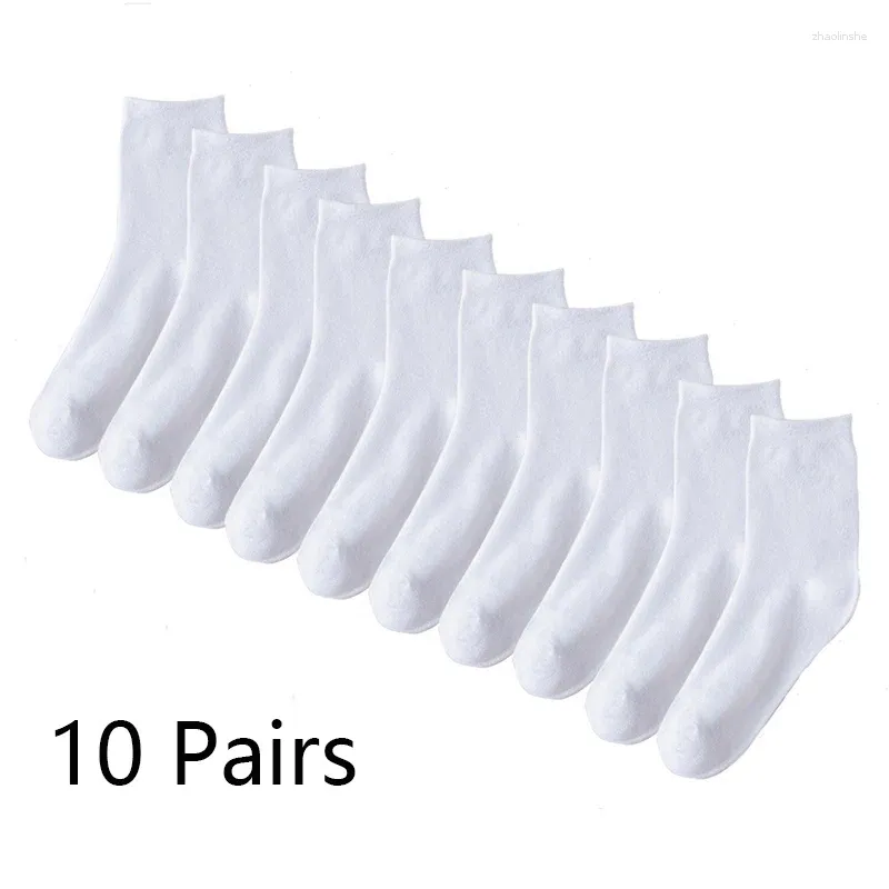 10 Pairs White