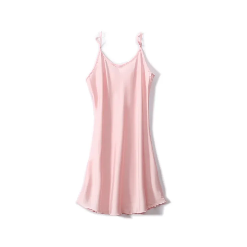 Chemise de nuit rose