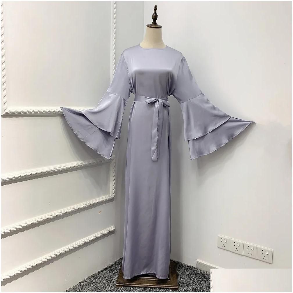 Robe de hijab gris-xxl