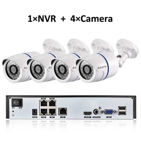 NVR en 4Camera-US plug-1t