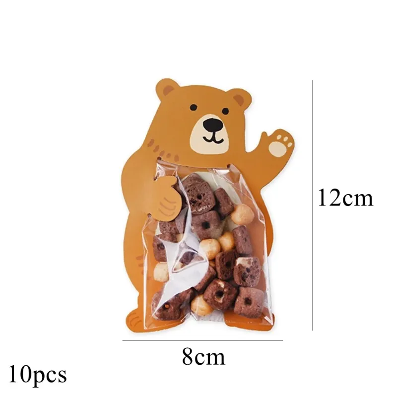 Comme l'image montre 10pcs Bear