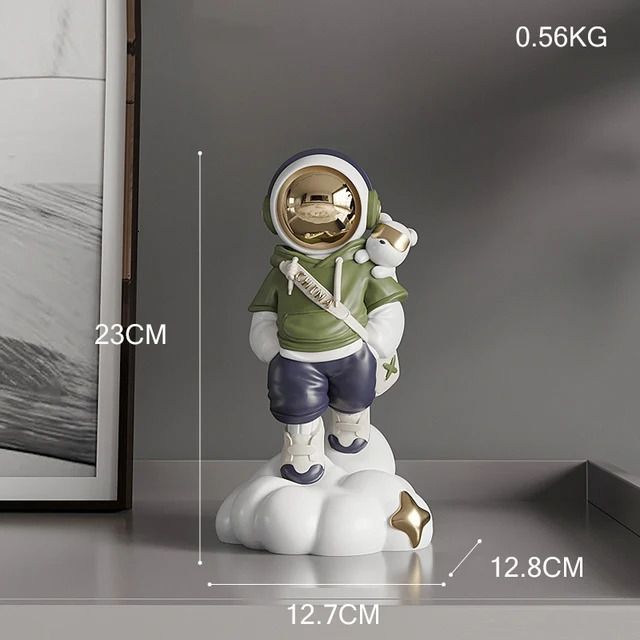 Grön astronaut