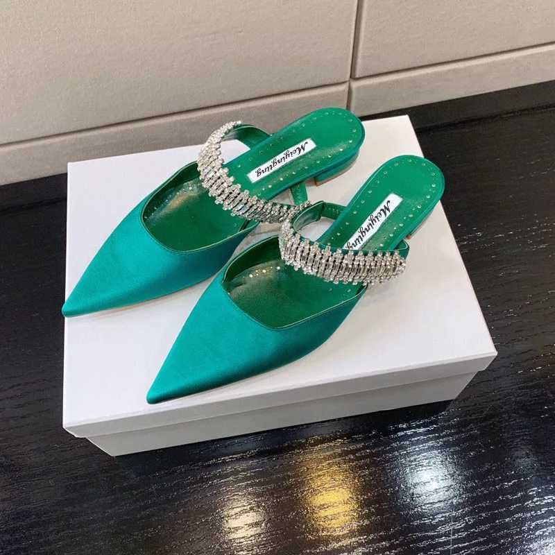 Green Flat Shoes