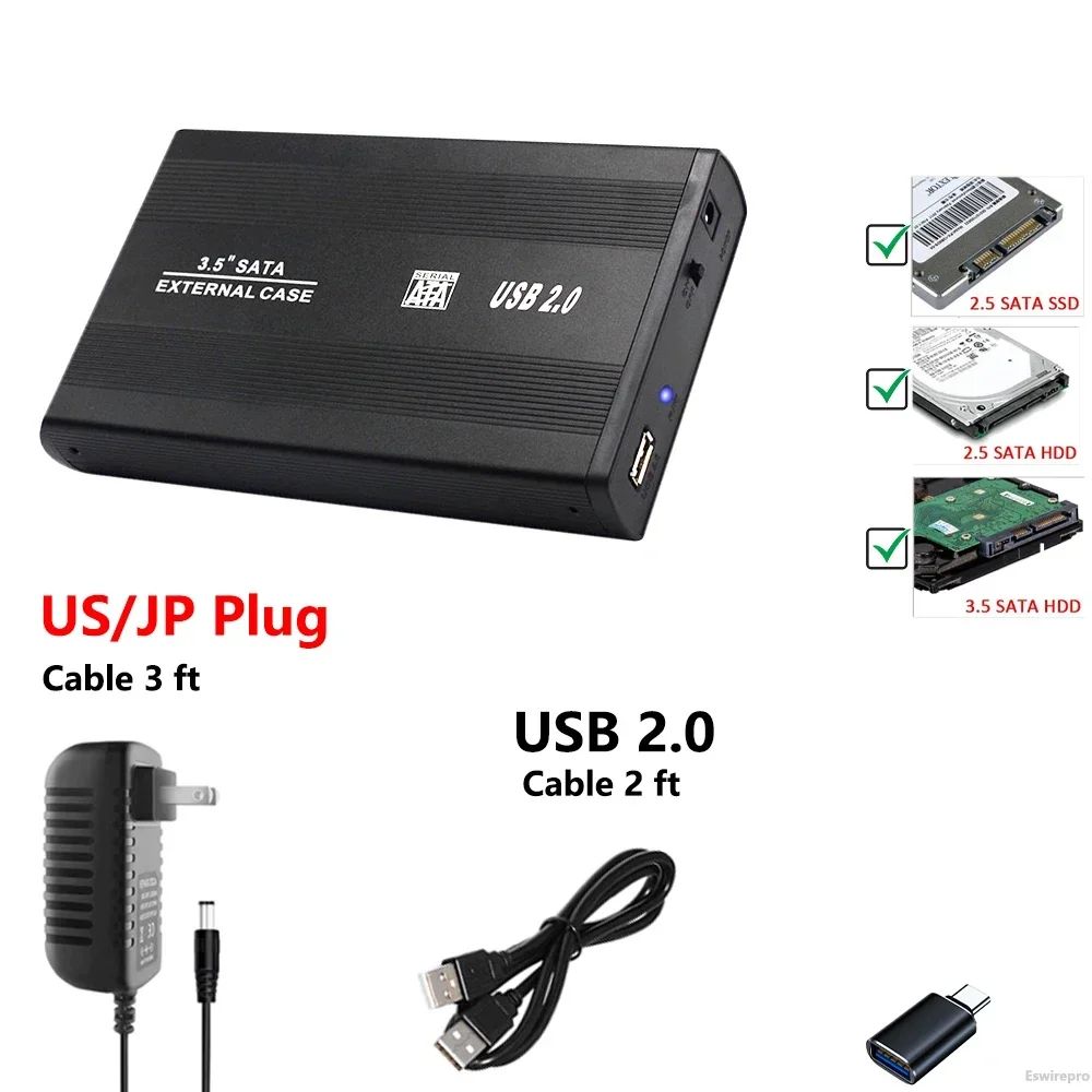 Couleur:Prise USB 2.0 US JP