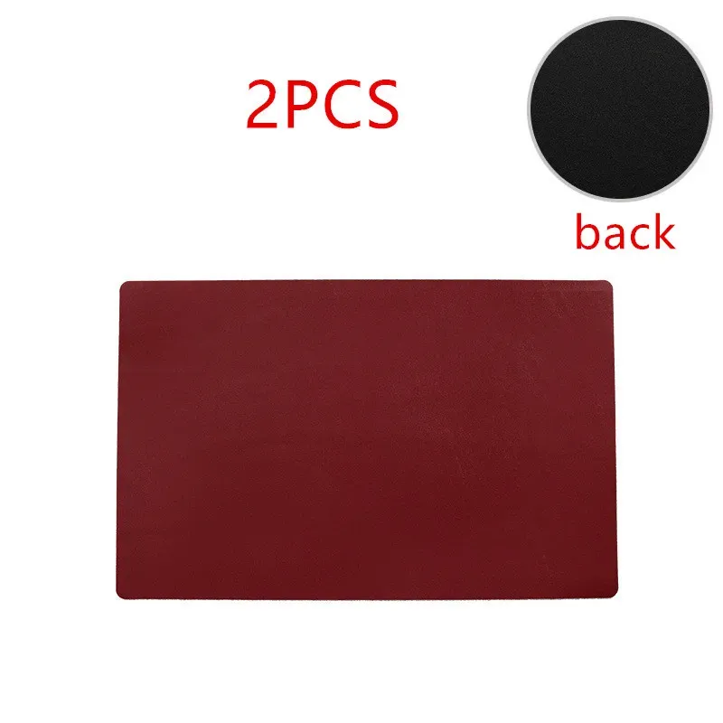 45x30 cm de rojo oscuro 2pcs