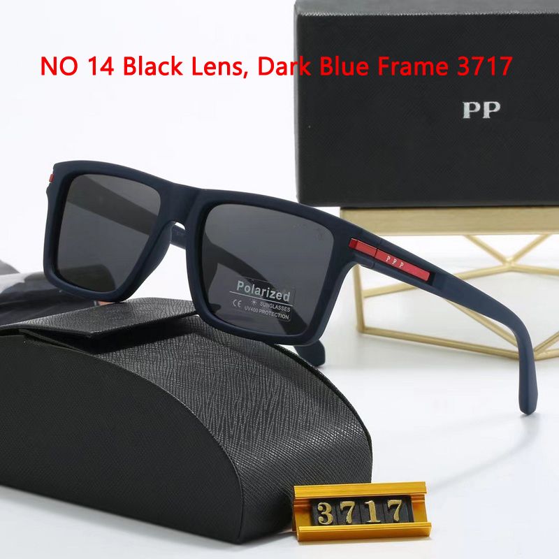 NO 14 Black Lens, Dark Blue Frame 3717