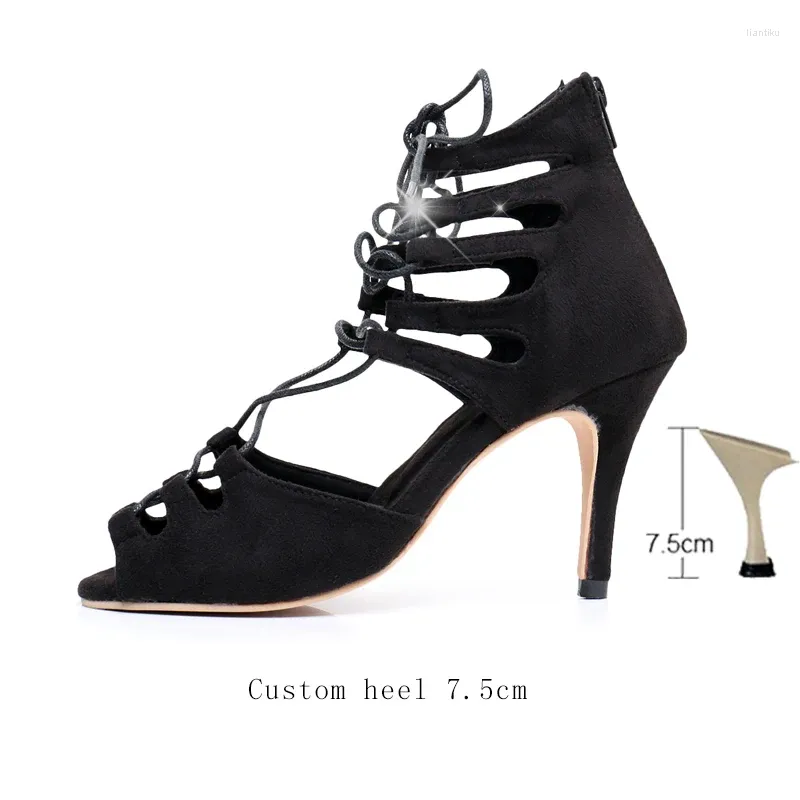 Black heel 75mm
