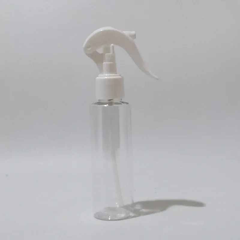 100 ml Plastic Clear Bottle White