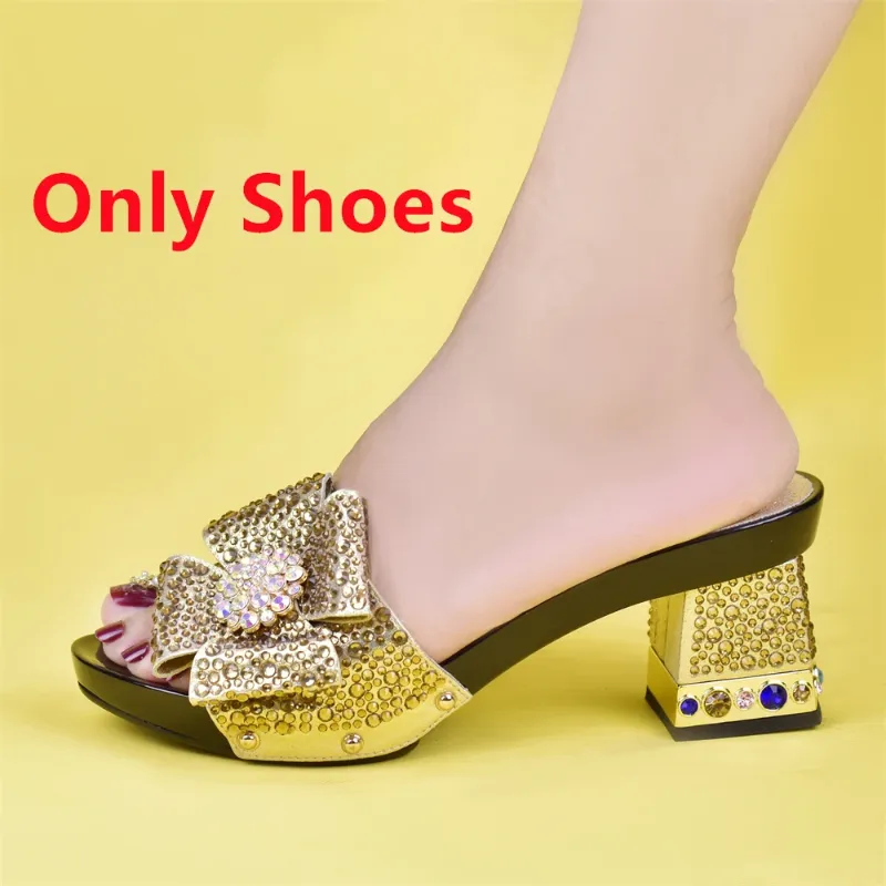 Gold Only Shoes