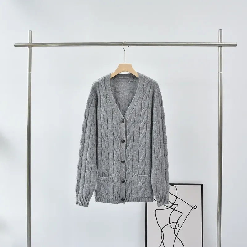 Grey cardigan