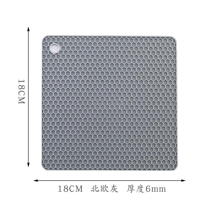 18x18cm Rectangular Light Grey