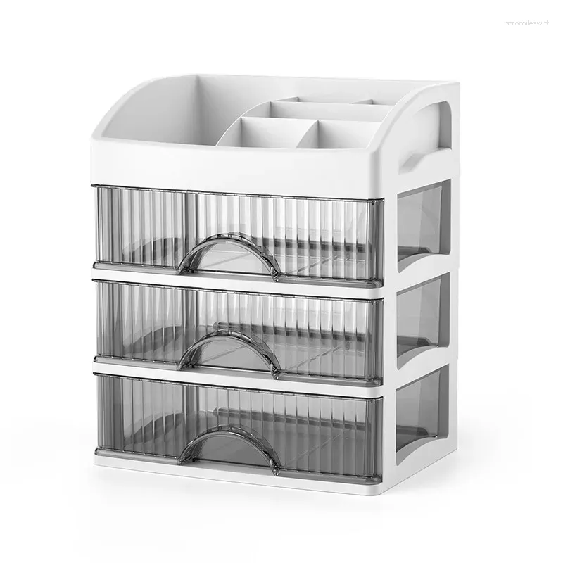 3 drawers white