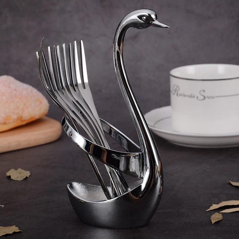 Silvery swan 6 fork